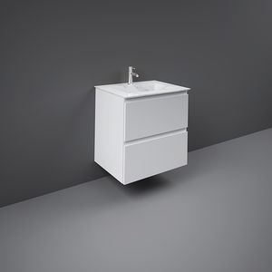 semi-recessed washbasin