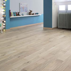 solid parquet floor / glued / oak / matte