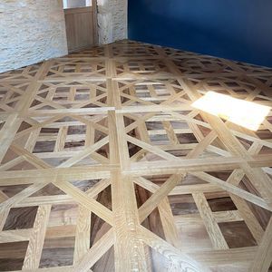 solid parquet floor