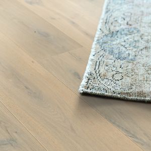engineered parquet floor / glued / floating / oak