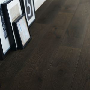 engineered parquet floor / glued / floating / oak