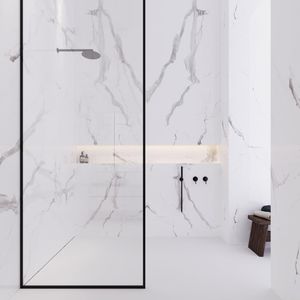 walk-in shower enclosure
