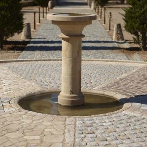 garden fountain