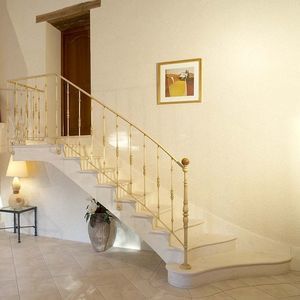 Spiral staircase - AUBEROCHE OCRE - OCCITANIE PIERRES - traditional ...