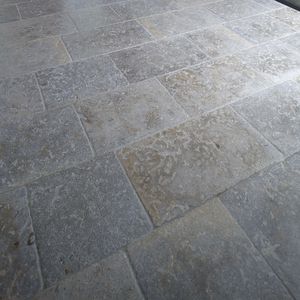 indoor tile / floor / natural stone / plain