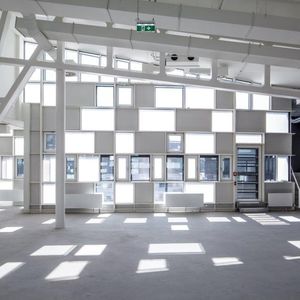 double-glazed glass panel