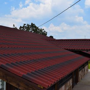 Asphalt roofing - ONDULINE TILE - ONDULINE - roof tile look / waterproof /  corrugated