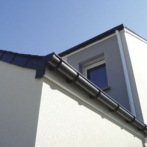 PVC roof gutter / semicircular