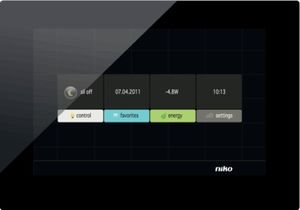 multifunction home automation system touch screen