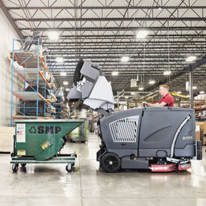ride-on power sweeper-scrubber