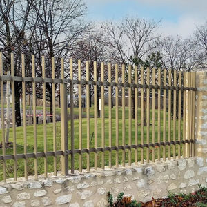 fence with bars