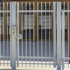 galvanised steel garden gate