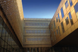 aluminum ventilated facade