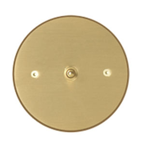 blind switch / toggle / recessed / brass