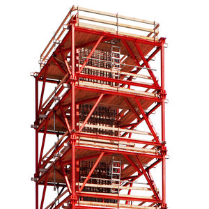 wooden scaffolding