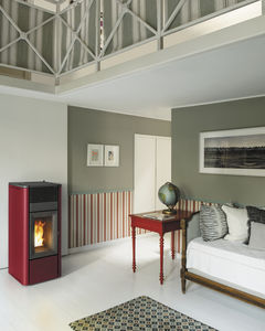 pellet heating stove