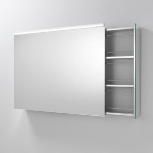 bathroom mirror cabinet with built-in lighting 1