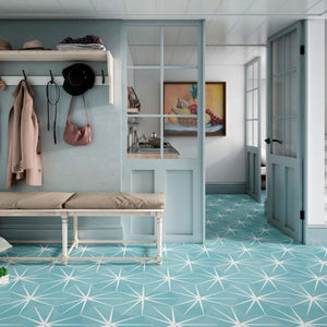 indoor hexagonal tiles