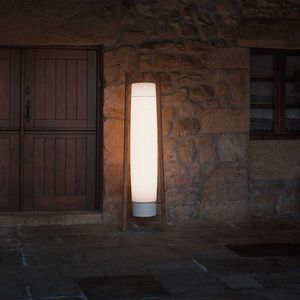 floor-standing lamp / contemporary / wooden / polyethylene