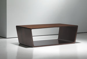 contemporary coffee table / wooden / rectangular