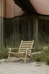 Contemporary deck chair - AH603 - Carl Hansen & Son - not