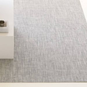 contemporary rug / striped / synthetic fiber / rectangular