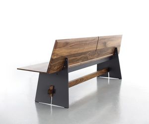 contemporary garden bench