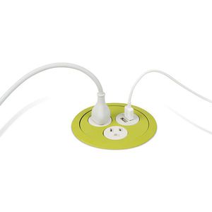 power socket / USB / triple / recessed