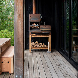 wood-burning oven