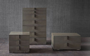 contemporary chiffonier / lacquered wood / wooden