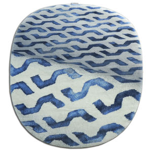 contemporary rug / patterned / polyamide / oval
