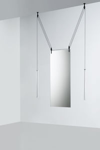 ceiling-mounted mirror