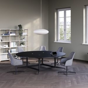 contemporary pedestal table