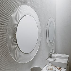 wall-mounted mirror