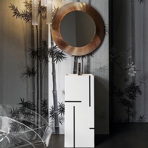 wall-mounted mirror