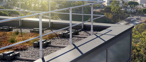 aluminum railing / with bars / outdoor / for patios