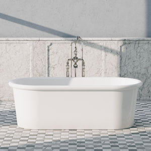 oval bathtub