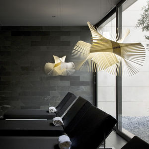 pendant lamp / original design / wooden / FSC-certified