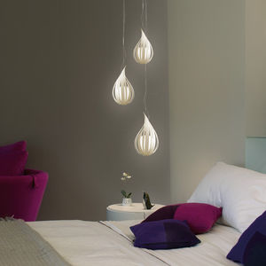 pendant lamp / contemporary / wooden / FSC-certified