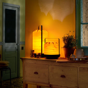 table lamp / contemporary / wooden / FSC-certified