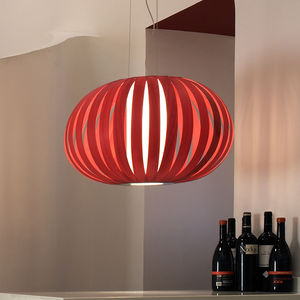 pendant lamp / contemporary / wooden / FSC-certified