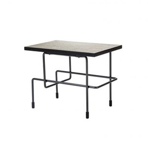 contemporary coffee table / steel / acrylic / rectangular