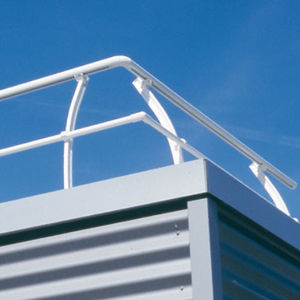 aluminum railing / with bars / outdoor / for patios