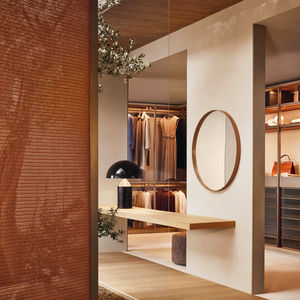 corner walk-in wardrobe