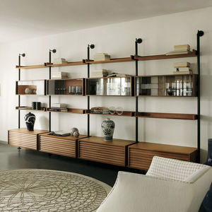wall-mounted bookcase