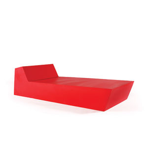 contemporary sun lounger / fabric / for public buildings