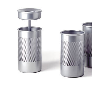 steel waste paper basket