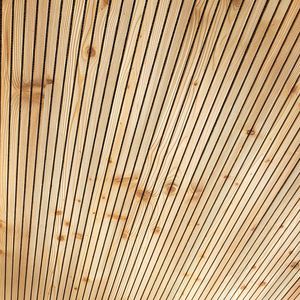interior acoustic panel / for ceilings / wooden / decorative