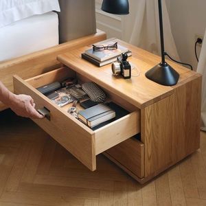 contemporary bedside table