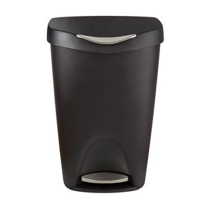 kitchen trash can / stainless steel / polypropylene / commercial